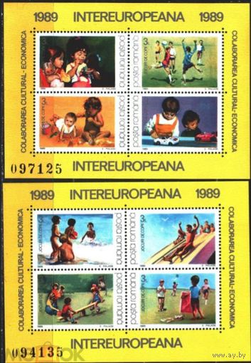 Румыния - 1989г. - Дети. Интеревропа   MNH