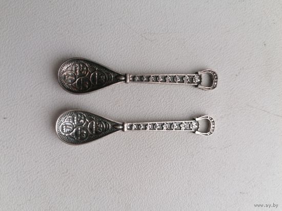 Ложечки загребушки , серебро 925 пр, торги с Рубля