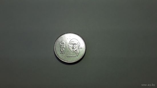 10 песо 1989 г. Мексиканские Соединённые Штаты. Внимательно читайте объявление.