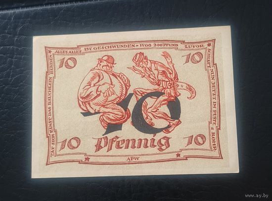 Нотгельд 10 пфеннигов