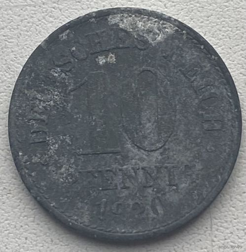 Германия 10 пфеннигов 1918 г.