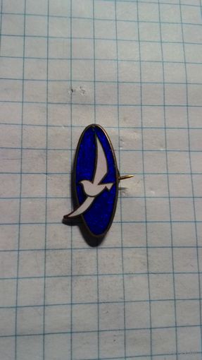 Голубь Мира. Латунь, старый нечастый знак.