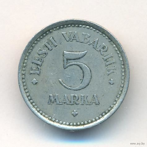 Эстония 5 марок 1922 г.