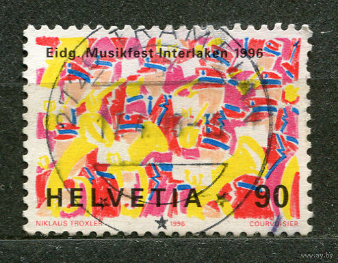 Музыкальный фестиваль в Интерлакене. Швейцария. 1996