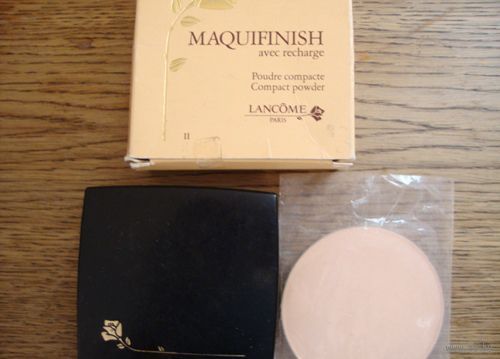 Пудра Франция Париж 80 годы с запасной новой кассетой РЕДКОСТЬ