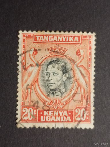 Кения, Уганда и Танганьика 1938. Выпуски 1935 года, но с портретом короля Георга VI