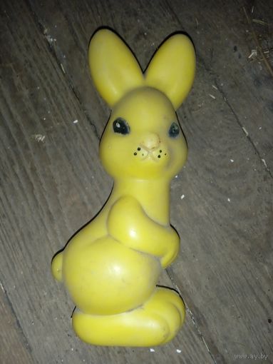 Игрушка СССР пластик Заяц