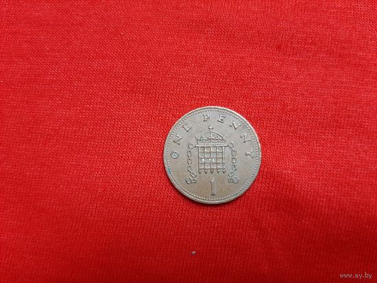 1 пенни 1990 год Великобритания