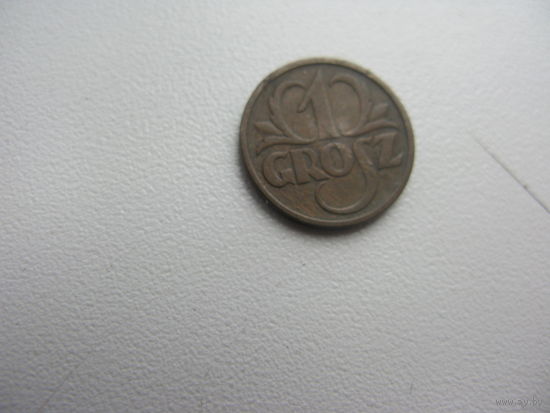 Польша 1 грош 1928 г.