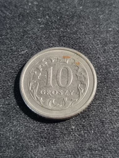 Польша 10 грошей 1993
