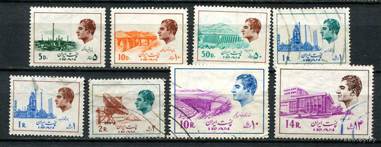 Иран - 1974-1975 - Стандарты - 8 марок. Гашеные и MNH.  (LOT Dv13)