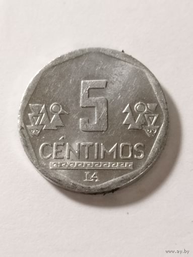 Перу 5 сентим 2017