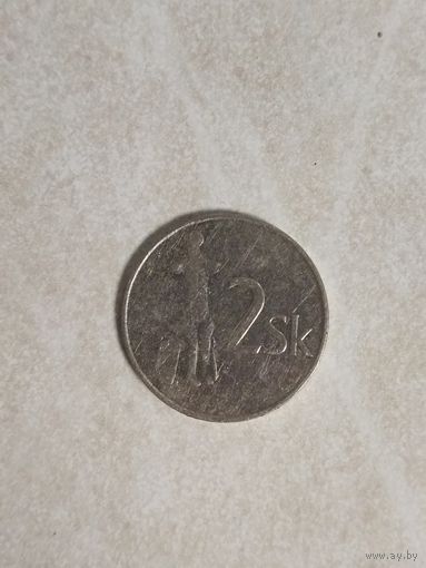 2 кроны 1993 Словакия