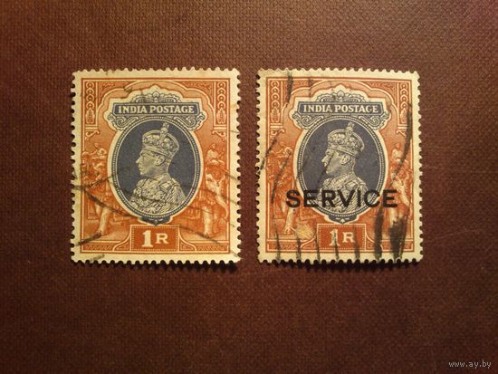 Британская Индия 1937-38 гг.Король Георг -VI.Служебная./18а/