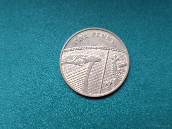 1 пенни Великобритания.