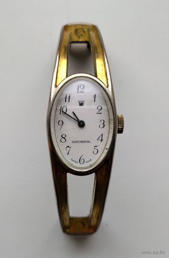 Старые часы Сontinental женские (Swiss made).