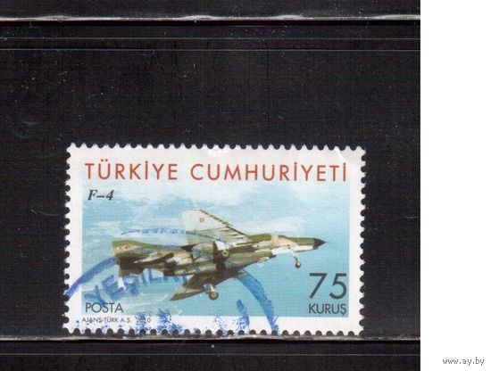 Турция-2010 (Мих.3807) , гаш.,  Авиация, Самолеты, Вооружение