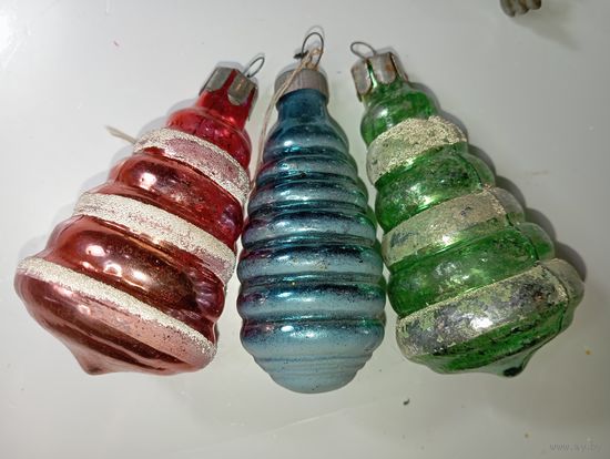 Ёлочные игрушки - Ёлочки . СССР .