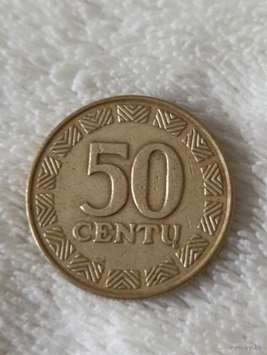 Литва. 5 центов 1997 года. (4)