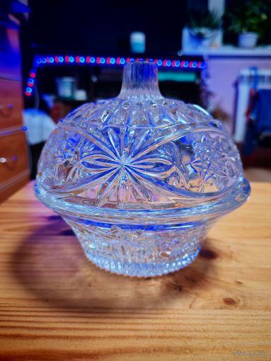 Хрустальная сахарница СССР