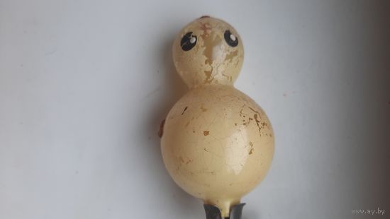 Ёлочная игрушка,,Цыплёнок,,СССР.