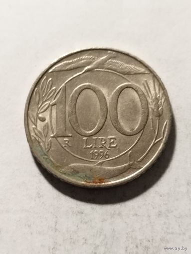 Италия 100 лир 1996