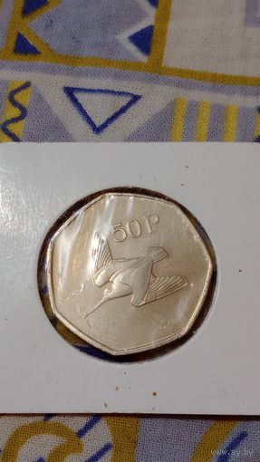 Ирландия 50 пенсов 1998 unc