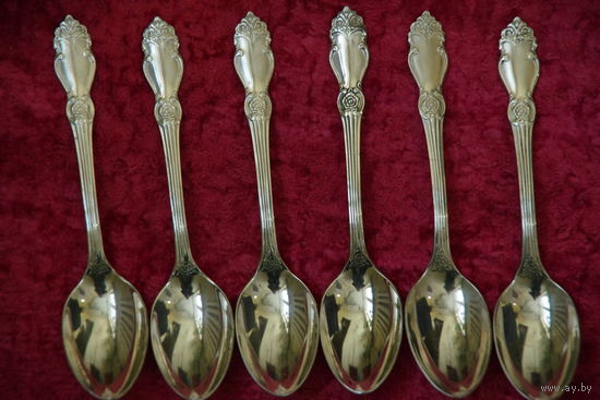 Ложки мельхиоровые  десертные    17,7 см   А 13