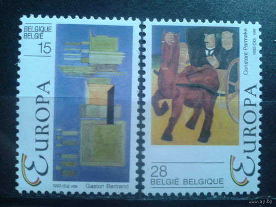 Бельгия 1993 Европа, живопись** Полная серия