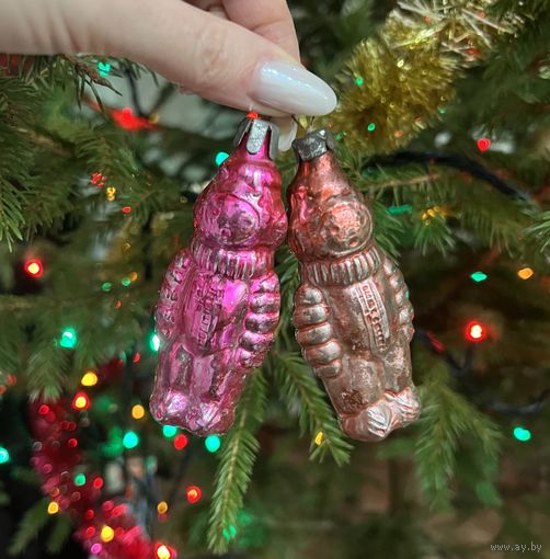 Ёлочная игрушка Космонавт цена за все
