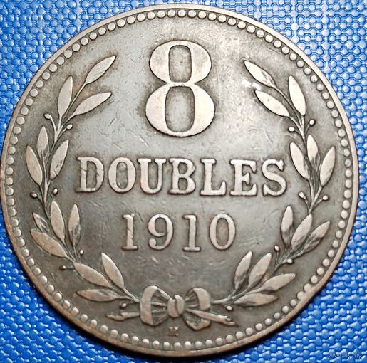 Гернси 8 дублей 1910 г.