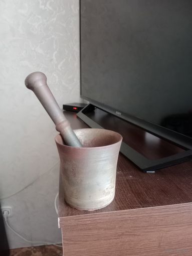Ступка стальная с пестиком СССР