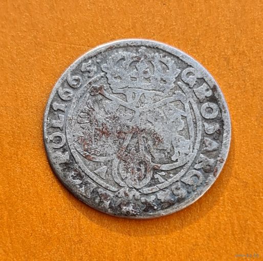 6 грош 1665 год