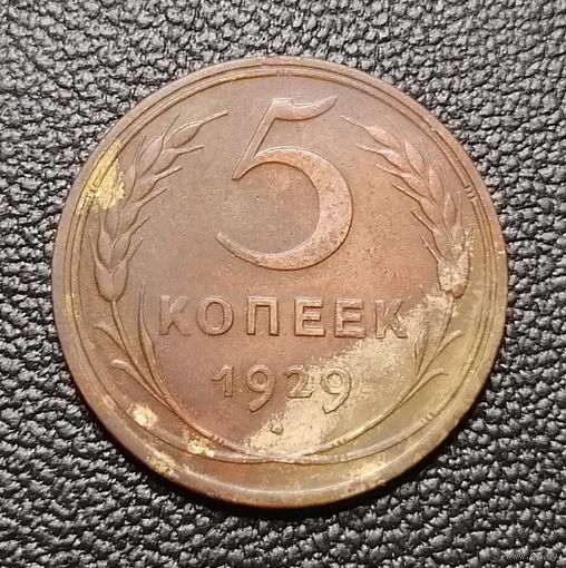 5 копеек 1929 медь?