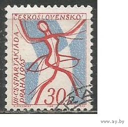 Чехословакия. 3-я национальная спартакиада. 1965г. Mi#1503.