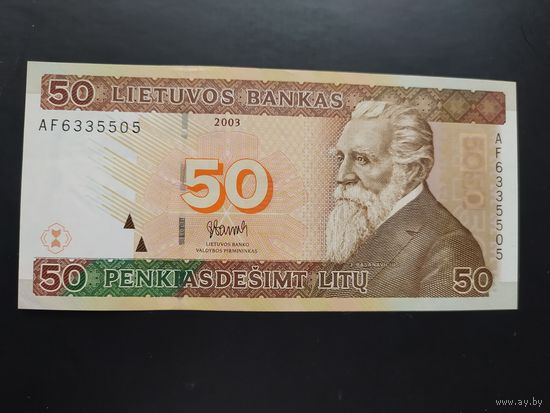 Литва. 50 лит (образца 2003 года, P67)