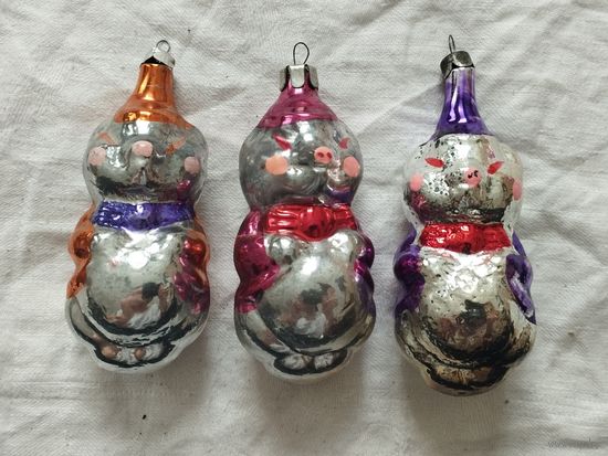 Ёлочные игрушки три поросёнка