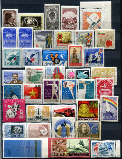СССР с 1952 года - есть полные серии - 35+ марок - MNH, 1 марка с маленьким повреждением клея. #O-W-124-D-1