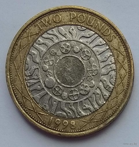 Великобритания 2 фунта 1998 г.