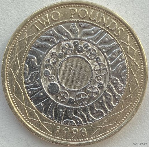 Великобритания 2 фунта 1998 г.