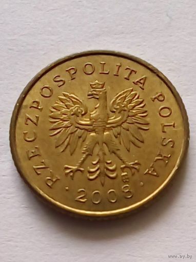 Польша. 1 грош 2008 г.