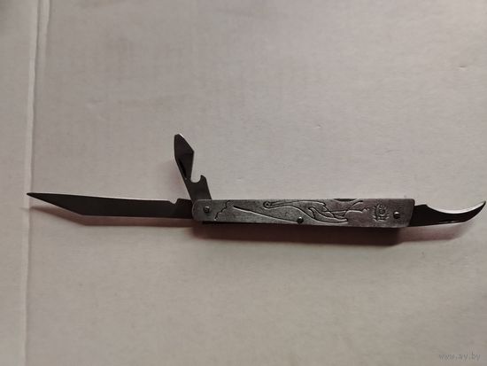 Складной нож СССР. Цапля. Новый.