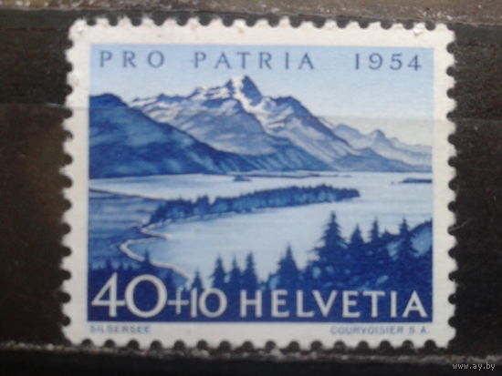 Швейцария, 1954, пейзаж**, концевая