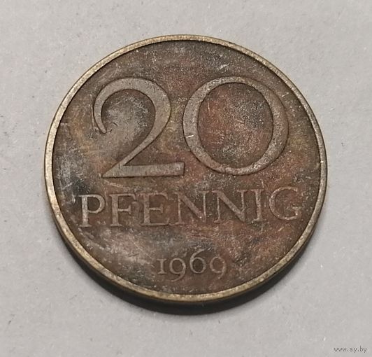 20 пфеннигов 1969