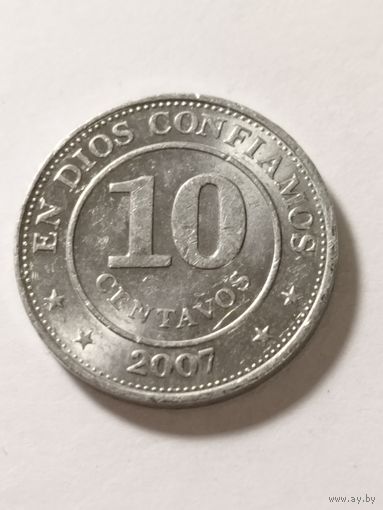 Никарагуа 10 сентаво 2007