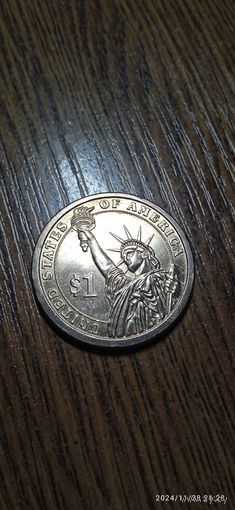 1 доллар США 2010 год 14-й Президент Франклин Пирс