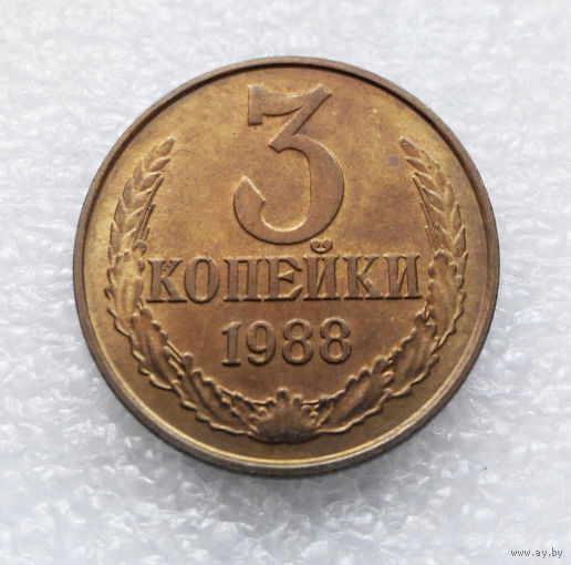 3 копейки 1988 СССР #07