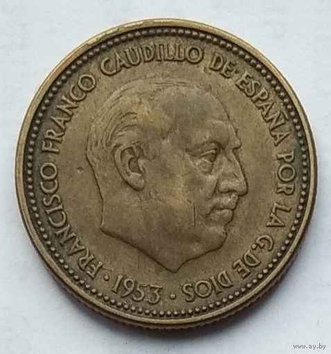 Испания 2,5 песеты 1953 г.