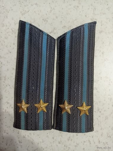 Погоны парадные офиц. ВВС.на шинель 1964г.