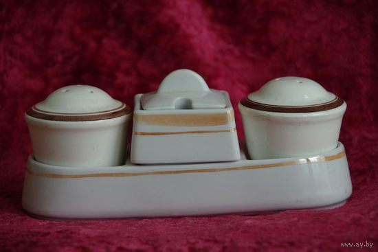 Набор фарфоровых солонок ( Рига ) все целое